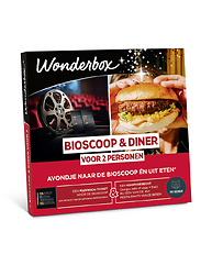 Diner & bioscoop voor 2 personen