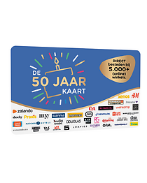 DE Cadeaukaart 50 Jaar